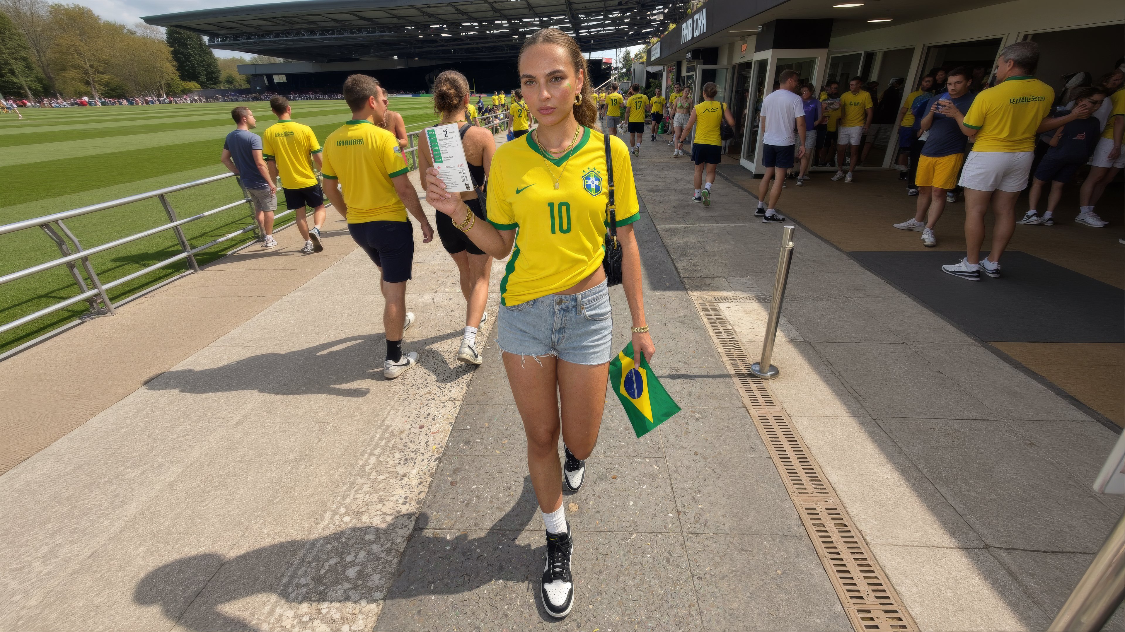 Sienna-Rose at the FIFA World Cup
